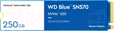 SSD диск Western Digital Blue SN570 250GB (WDS250G3B0C) - фото