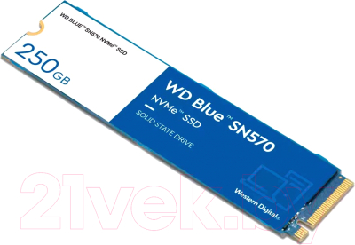 SSD диск Western Digital Blue SN570 250GB (WDS250G3B0C)