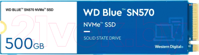 SSD диск Western Digital Blue SN570 500GB (WDS500G3B0C) - фото