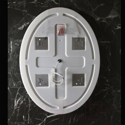 Зеркало Пекам Vesta 75x90 / Vesta-75x90spcl (с подсветкой, сенсором на прикосновение, подогревом и часами)