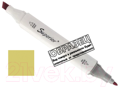 Маркер перманентный Superior Двусторонний 169 - фото