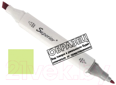 Маркер перманентный Superior Двусторонний 174 - фото