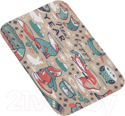 Коврик для ванной JoyArty Лиса Алиса / bath_185498 - фото