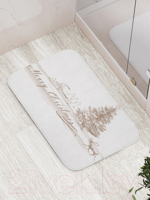 Коврик для ванной JoyArty Рождество близко / bath_20028