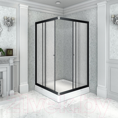 Душевой уголок Radomir Дрим 100x110 / 1-09-6-0-0-1230 (прозрачное стекло)