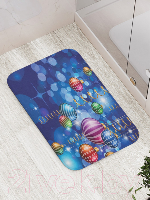 Коврик для ванной JoyArty Новогодняя дискотека / bath_20076