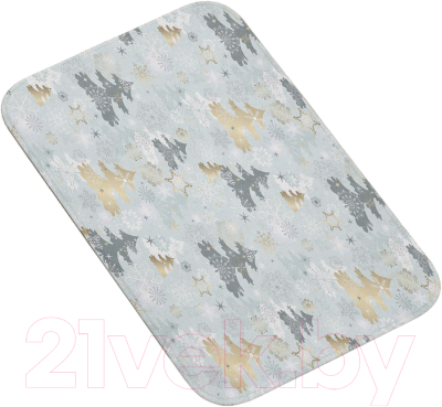 Коврик для ванной JoyArty Праздничные ели / bath_20281 - фото