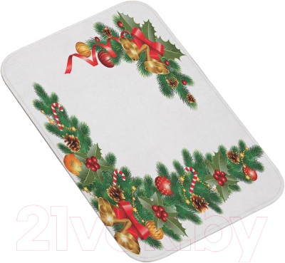 Коврик для ванной JoyArty Елочные украшения / bath_20312 - фото