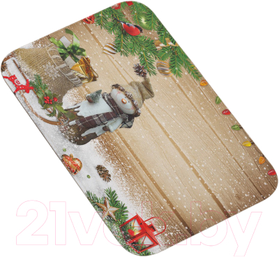 Коврик для ванной JoyArty Новогодний домовенок / bath_21436 - фото