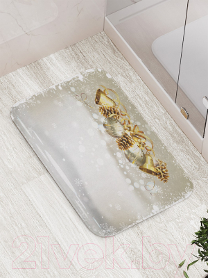 Коврик для ванной JoyArty Рождественские колокольчики / bath_21440