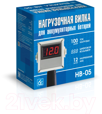 Тестер аккумуляторной батареи Орион HB-05 100А 12В / 2110