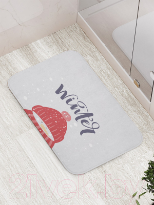Коврик для ванной JoyArty Зимнее настроение / bath_290631