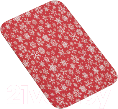 Коврик для ванной JoyArty Рождественские снежинки / bath_52801 - фото