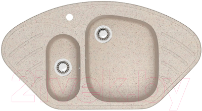 Мойка кухонная Berge BR-9550 (бежевый) - фото