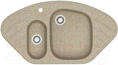 Мойка кухонная Berge BR-9550 (песочный) - фото
