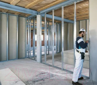 Профиль для гипсокартона Knauf ПН (UW) 75x40x0.6x3000мм