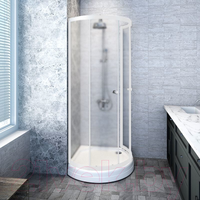 Душевой уголок Radomir 90 / 1-09-1-0-0-1801 (матовое стекло)