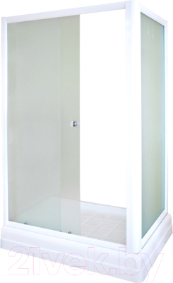 Душевой уголок Radomir Верчелли / 1-09-1-0-0-0121 (матовое стекло) - фото
