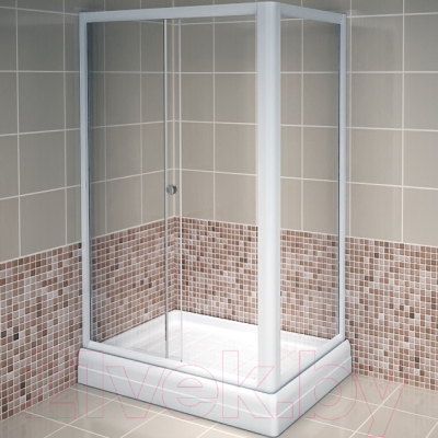 Душевой уголок Radomir Верчелли / 1-09-1-0-0-0120 (прозрачное стекло)