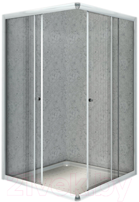 Душевой уголок Radomir 100x110 / 1-09-1-0-0-1230 (прозрачное стекло) - фото