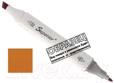 Маркер перманентный Superior Двусторонний 21 - фото