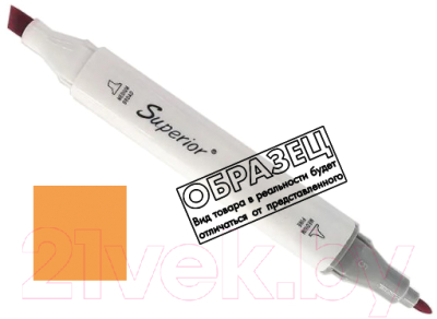 Маркер перманентный Superior Двусторонний 24 - фото