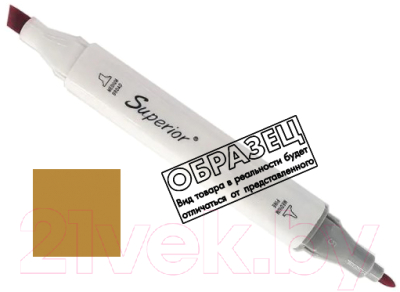 Маркер перманентный Superior Двусторонний 31 - фото