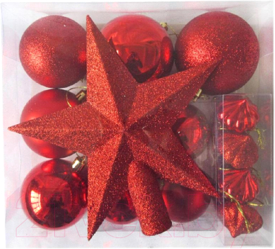 Набор шаров новогодних Волшебная страна SYCB17-516 / 003371 - фото