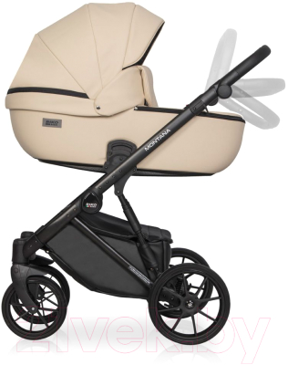 Детская универсальная коляска Riko Montana Ecco 3 в 1 (15/Ivory)