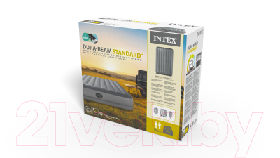 Надувная кровать Intex Prestige Mid-Rise Airbeds With USB Pump / 64114