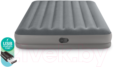 Надувная кровать Intex Prestige Mid-Rise Airbeds With USB Pump / 64114
