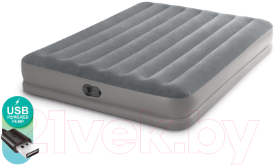Надувная кровать Intex Prestige Mid-Rise Airbeds With USB Pump / 64114