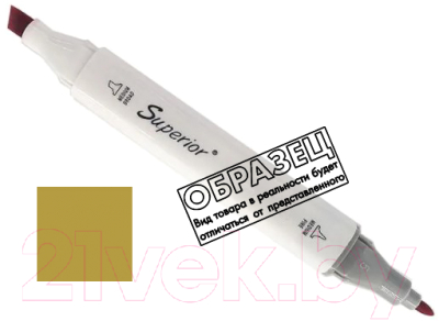 Маркер перманентный Superior Двусторонний 41 - фото