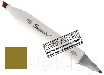 Маркер перманентный Superior Двухсторонний 42 - фото