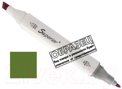 Маркер перманентный Superior Двусторонний 43 - фото