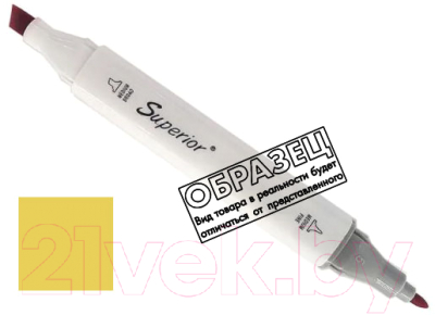 Маркер перманентный Superior Двухсторонний 45 - фото