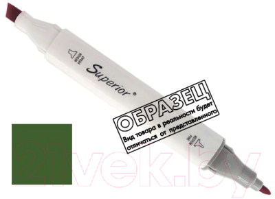 Маркер перманентный Superior Двухсторонний 47 - фото