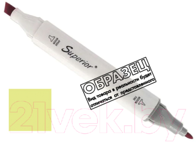 Маркер перманентный Superior Двухсторонний 49 - фото