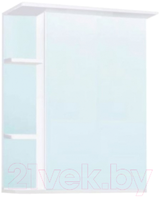 Шкаф с зеркалом для ванной Vako Нарцисс 55 / 9924 - фото