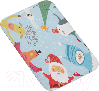 Коврик для ванной JoyArty Веселый хоровод / bath_78074 - фото