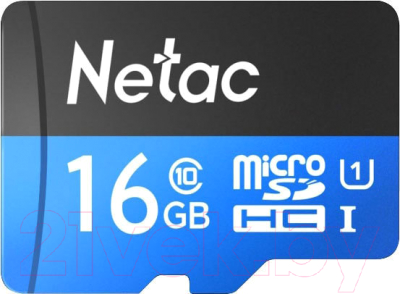 Карта памяти Netac MicroSD P500 Standard 16GB (NT02P500STN-016G-R) - фото