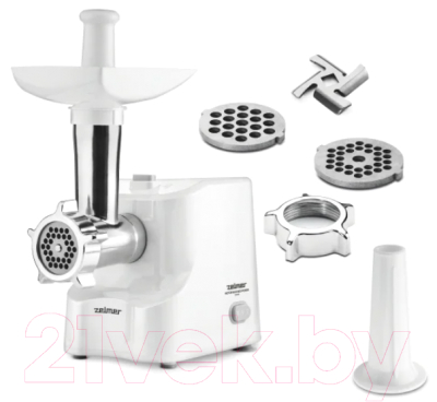 Мясорубка электрическая Zelmer ZMM1010B (белый) - фото