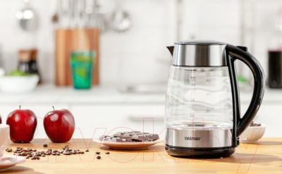 Электрочайник Zelmer ZCK8011 (нержавеющая сталь/черный)