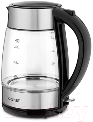 Электрочайник Zelmer ZCK8011 (нержавеющая сталь/черный)