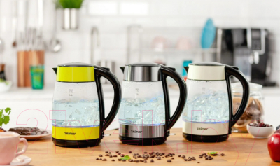 Электрочайник Zelmer ZCK8011 (нержавеющая сталь/черный)