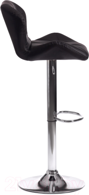 Стул барный Tetchair Biaggio (металл/экокожа, черный/хром)