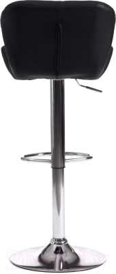 Стул барный Tetchair Biaggio (металл/экокожа, черный/хром)