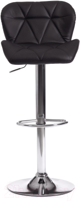 Стул барный Tetchair Biaggio (металл/экокожа, черный/хром)