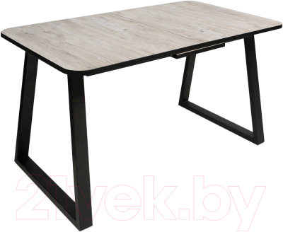 Обеденный стол Sheffilton SHT-T40/130-160 (дуб аляска/черный) - фото