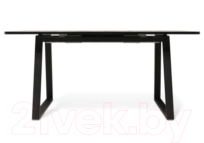 Обеденный стол Sheffilton SHT-T40/130-160 (дуб аляска/черный)